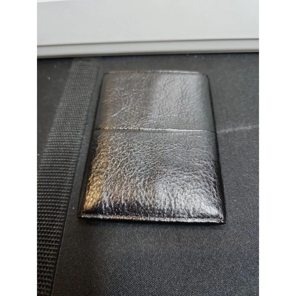 Christian Dior Vintage Black Leather Wallet